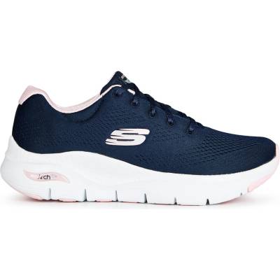 Skechers Дамски маратонки Skechers Engineered Mesh Lace-Up Low-Top Trainers Womens - Navy/Pink