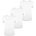 Donnay Мъжка тениска Donnay Three Pack V Neck T Shirt Mens - White