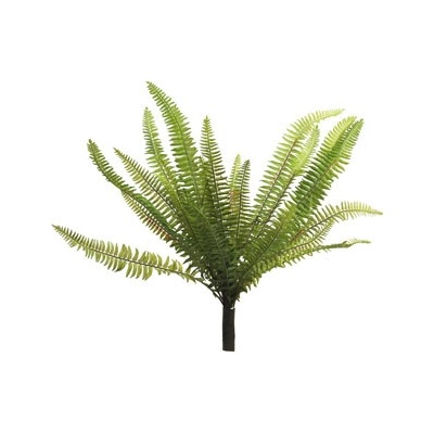 umělá rostlina, Ledviník -Kapradina Nephrolepis Boston zelený 40 cm (N318551)