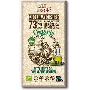 Chocolates Solé Шоколади Solé - 73% органичен шоколад със зехтин
