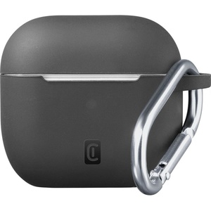 Cellularline Калъф за слушалки Cellularline Bounce, за Apple AirPods 3, силиконов, черен (IT8660)