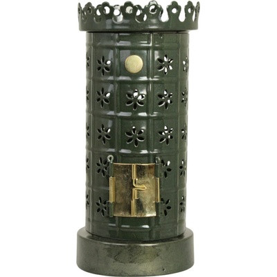 Strömshaga Kovový svícen Tiled Stove Green, zelená barva, kov