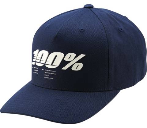 100% STAUNCH Snapback modrá