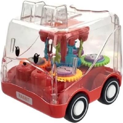 RAYA TOYS Детска играчка Raya Toys - Инерционна количка Rabbit, червена (508122175)