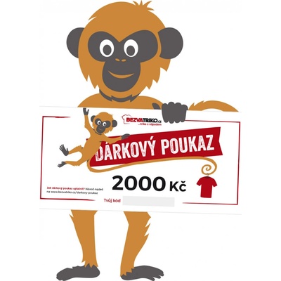 Elektronický dárkový poukaz 2000 Kč