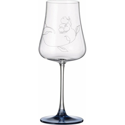 Crystal Bohemia BOHEMIA IDUNA BLUE POHÁR NA VÍNO 6 x 500 ml