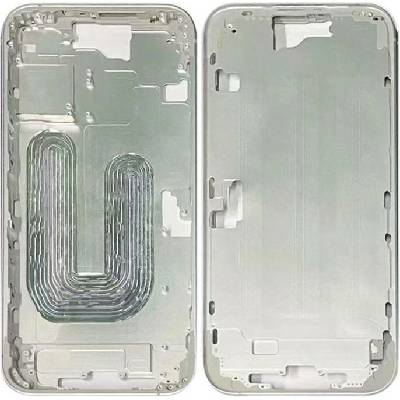 Apple iPhone 16 Plus - Střední rám + Tlačítka zapínání + Hlasitosti (White), White
