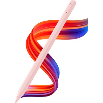 Techsuit Stylus Pero AC10SH pre iPad – Bluetooth, Type-C, 125mAh, Palm Rejection, Vymeniteľná Apple Nib – Snový Ružový
