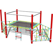 Playground System Lanová preliezka Loď celokovová 1 m