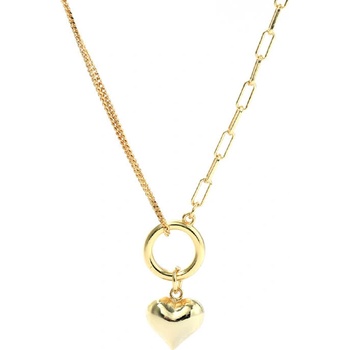 Silenti Jewelry Сребърно колие "Вълнение" - Златен