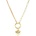 Silenti Jewelry Сребърно колие "Вълнение" - Златен