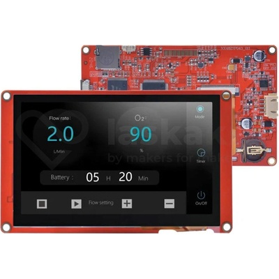 Displej Nextion Intelligent 4,3" 480x272 NX4827P043-011C kapacitní dotykový panel
