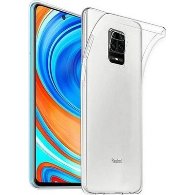 Pouzdro TopQ Xiaomi Redmi Note 9 Pro silikon 2 mm průhledné