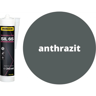 Murexin SIL 65 Profi Sanitárny silikón 310 g anthrazit