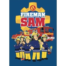 Aymax Modrá detská deka Požiarnik Sam