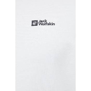 Jack Wolfskin Памучна тениска Jack Wolfskin Essential в бяло с изчистен дизайн 1808382 (1808382)