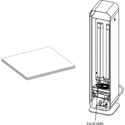 Filtry HEPA 10 do dezinfekčních lamp UV-C STERILON FLOW