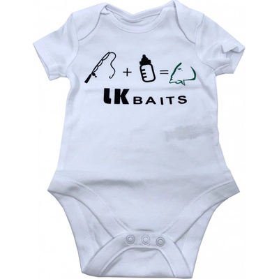 LK Baits body krátky rukáv Triatlon mesiacov zelený nápis