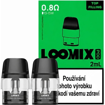 Aspire Loomix cartridge 2ml 0.8ohm
