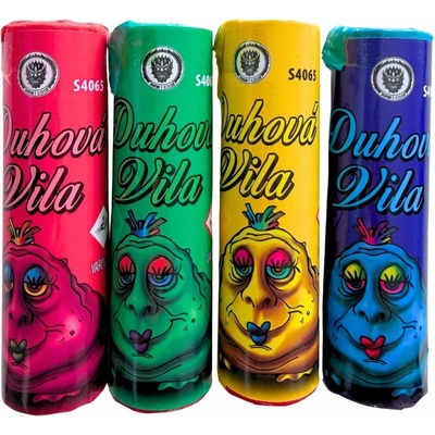 Dymovnica DÚHOVÁ VÍLA 4 ks
