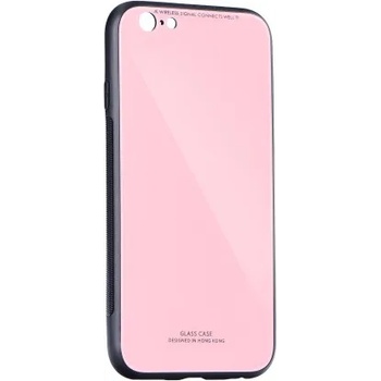 Image 1 of Samsung Силиконов калъф кейс стъклен гръб за Samsung G965 S9 Plus розов