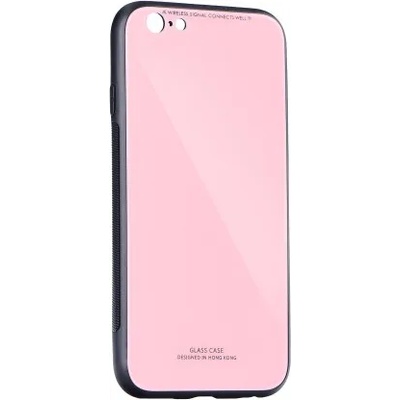 Samsung Силиконов калъф кейс стъклен гръб за Samsung G965 S9 Plus розов