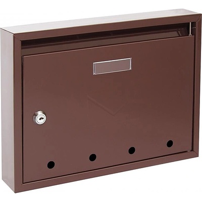 Poštová schránka RICHTER BK.24.D.HM (HNEDÁ), Oceľ hnedá, RICHTER hnědá