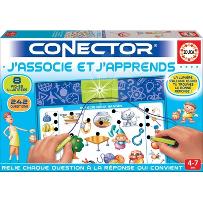Educa Conector J'associe et J'apprends francúzsky 242 otázok