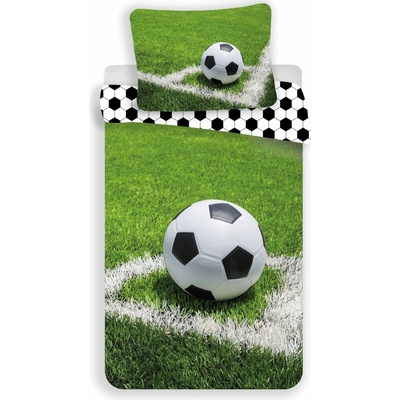 Jerry Fabrics Obliečky Futbal rohový kop Bavlna 140x200 70x90