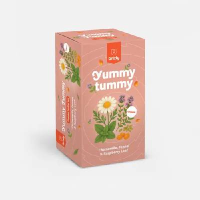 GRIZLY Yummy Tummy BIO bylinný čaj 20 ks