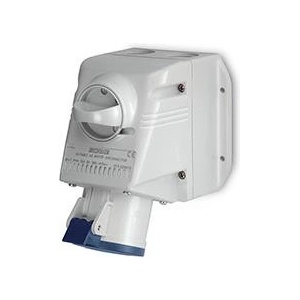 SCAME Промишлен контакт с ключ 0/I 2P+Е 16A IP44 серия Optima модел Combi - 513.1653TS (513.1653TS)