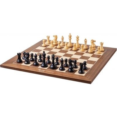 Drevený šach Judit Polgar + 2 dámy