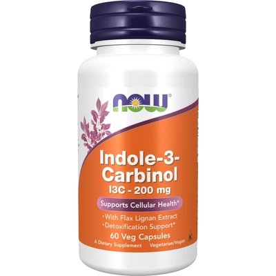 NOW Indole-3-Carbinol (I3C), 200 mg, 60 капсули, Now