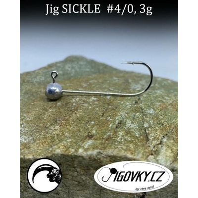 Jigovky.cz Jigové hlavičky Sickle vel.4 3g 5ks