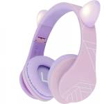 PowerLocus P2 Kids Cat purple-pink Слушалки