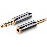 UGREEN Преходник Ugreen 20502, от 3.5mm жак(м) към 2.5mm жак(ж), черен (20502)