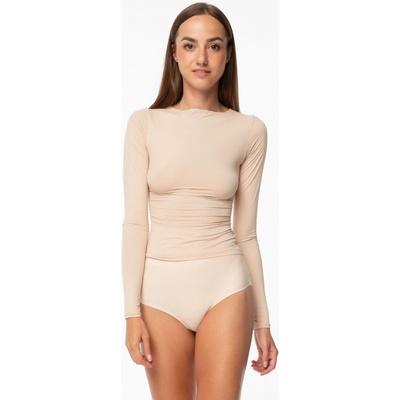 Julimex Dámske tričko Simle Longsleeve Béžová