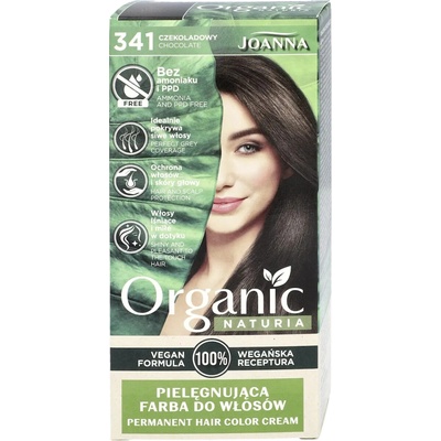 Joanna Naturia Organická farba na vlasy 341 Chocolate