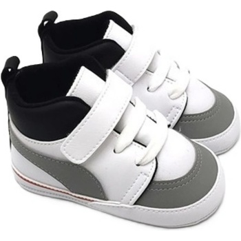 Funny Baby Бебешки буйки Funny Baby - Premium, размер 18, 8-12 м, кецове, бели (7373-22)