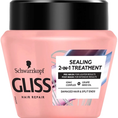 Schwarzkopf Gliss Split Ends Miracle Маска за увредена коса и цъфтящи краища 300 мл (GL-3)
