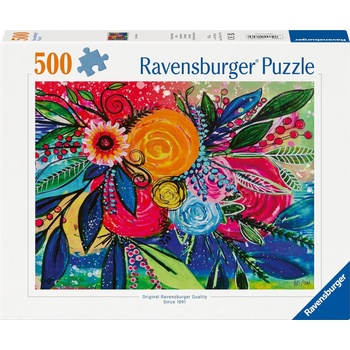 Ravensburger Пъзел Ravensburger от 500 части - Цветна експлозия (12001846)