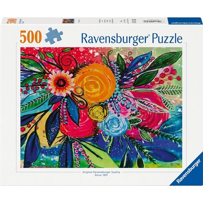 Ravensburger Пъзел Ravensburger от 500 части - Цветна експлозия (12001846)