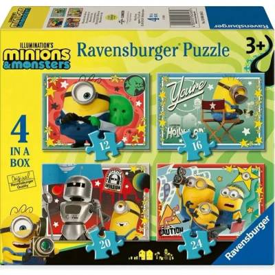Ravensburger - Puzzle 4v1 Minions - 1 - 39 piese