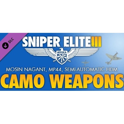 Rebellion Sniper Elite III Camo Weapons Pack DLC (PC)