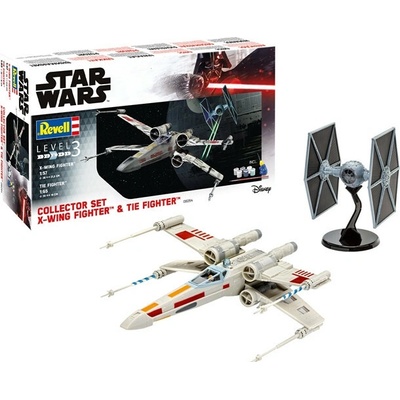 Revell Collector Set X-Wing Fighter + TIE Fighter Star-Wars & 1:57 1:65