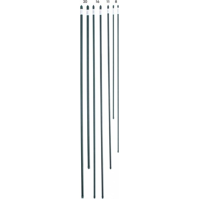 podpera 8mm/ 60cm rastlín oceľ + PE Průměr: 8 mm, Délka: 90 cm