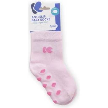 KikkaBoo Бебешки чорапи против подхлъзване KikkaBoo - Памучни, 0-6 месеца, светлорозови (31110010111)