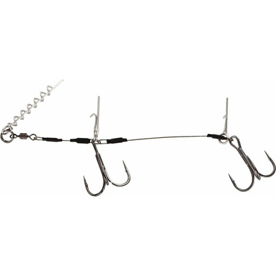 Westin Systém na gumové nástrahy Shallow Rig Double 2ks - 15cm 2/0
