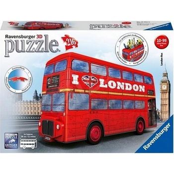 Ravensburger 3D puzzle Londýnský autobus Doubledecker 216 ks