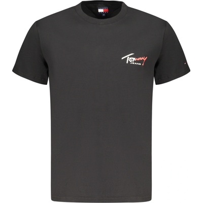 Tommy Jeans DM0DM22538 pánské tričko černé